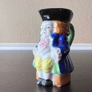 Vintage 1940's Made in Occupied Japan Toby Jug, Colonial Man Mug, Character Cup